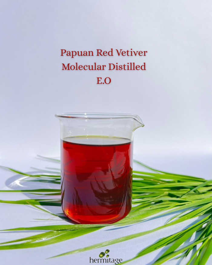 Vetiver Papuano Rosso Distillato Moleculare Olio Essenziale - immagine 2